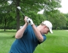 Me taking a swing at the tee on the 7th