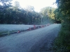 Splitrock Reservoir parking lot barricaded