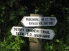 Sign at the intersection of the Sussex Branch and Paulinskill Valley Trails